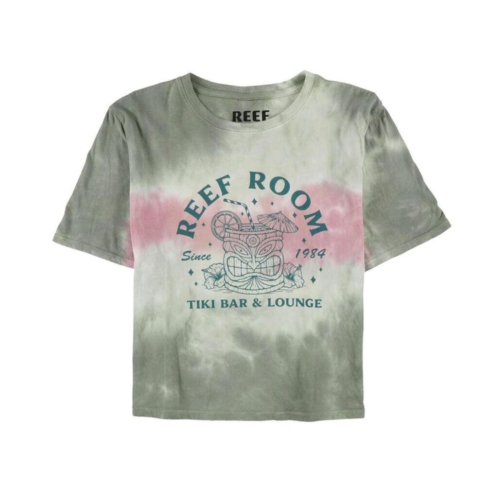 Reef Womens Tiki Bar & Lounge 1984 Graphic T-Shirt, NWT